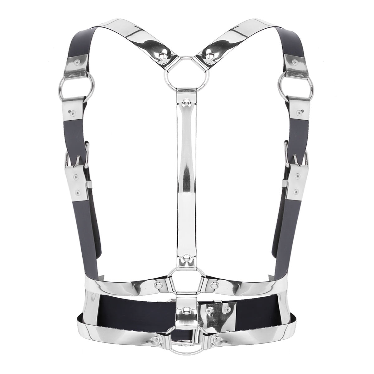 Unisex Punk Rave Festival Harness | dmunderwear detail image 3