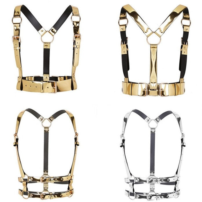Unisex Punk Rave Festival Harness | dmunderwear detail image 5