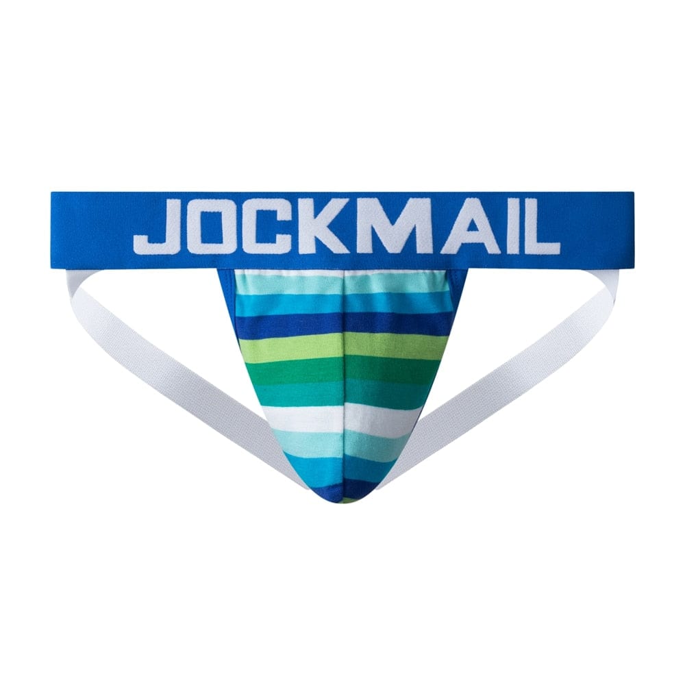 Vibrant Striped Jockstrap | dmunderwear detail image 3