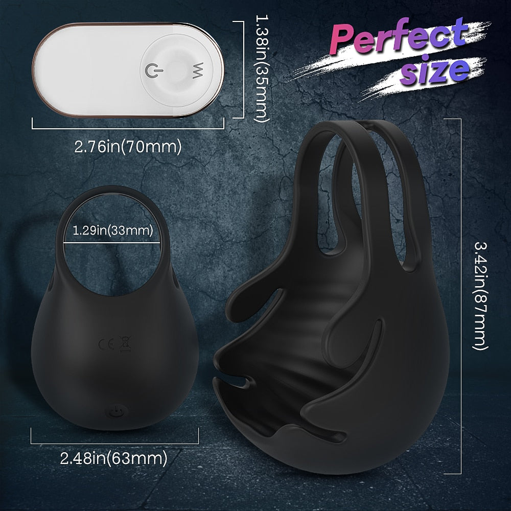 Vibrating Chastity Cage | dmunderwear detail image 3