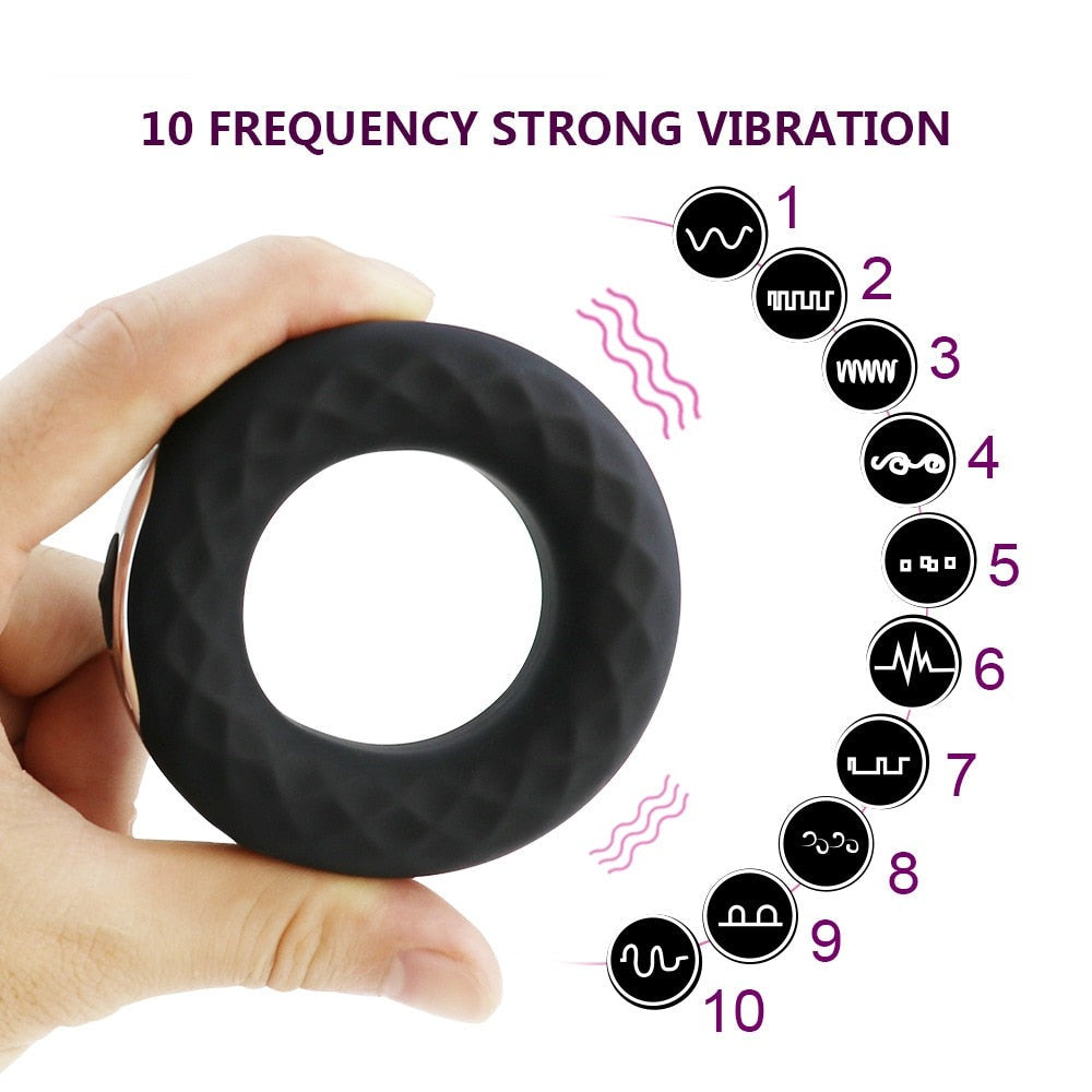 Vibrating Cock Ring | dmunderwear detail image 4