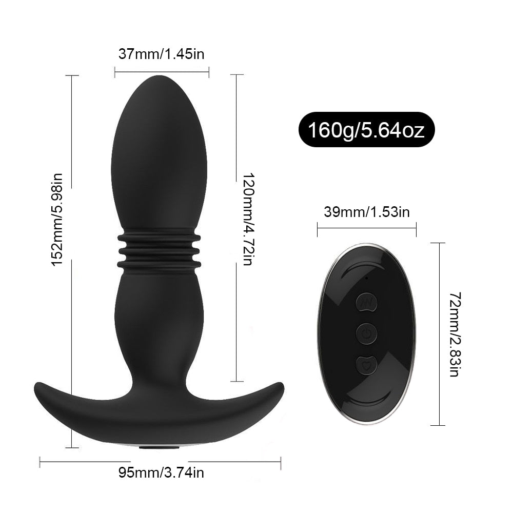 Vibrator Butt Plug | dmunderwear detail image 3