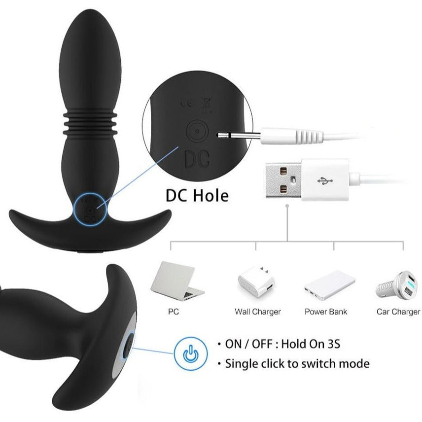 Vibrator Butt Plug | dmunderwear detail image 7
