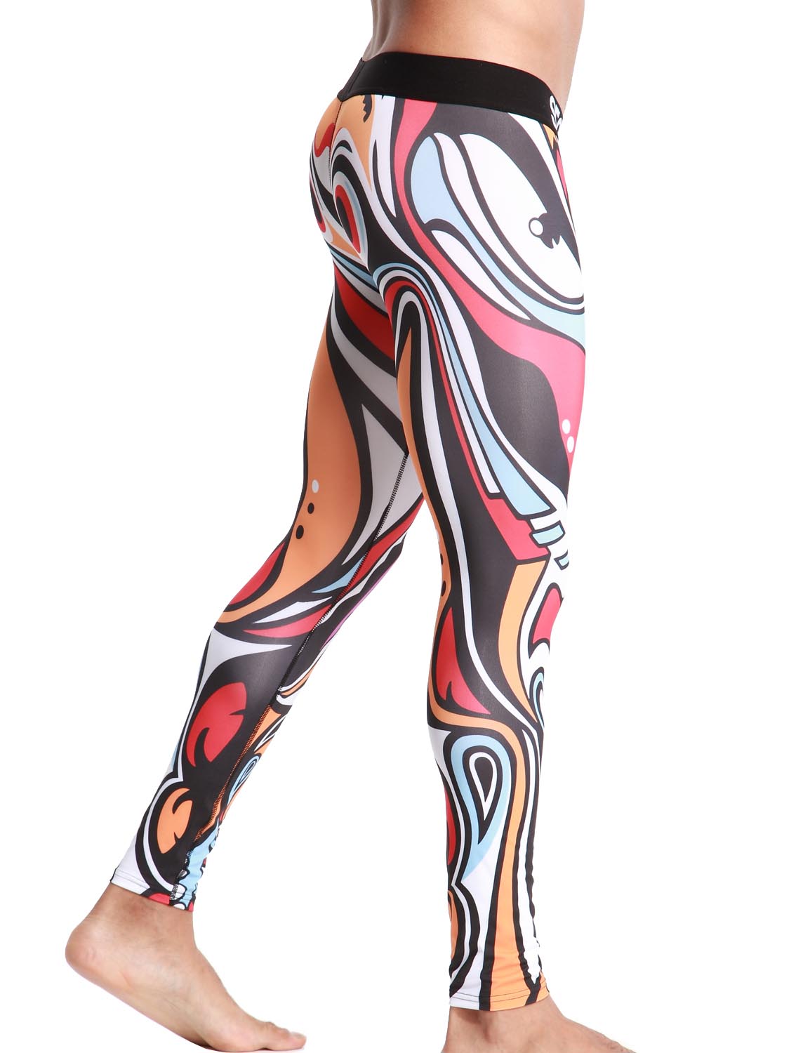 Visual Arts Long John Sport Leggings 50412 | dmunderwear detail image 11