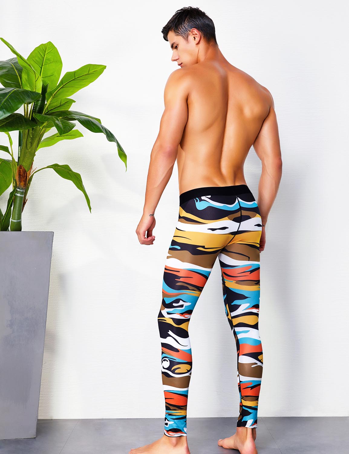 Visual Arts Long John Sport Leggings 80403 | dmunderwear detail image 2