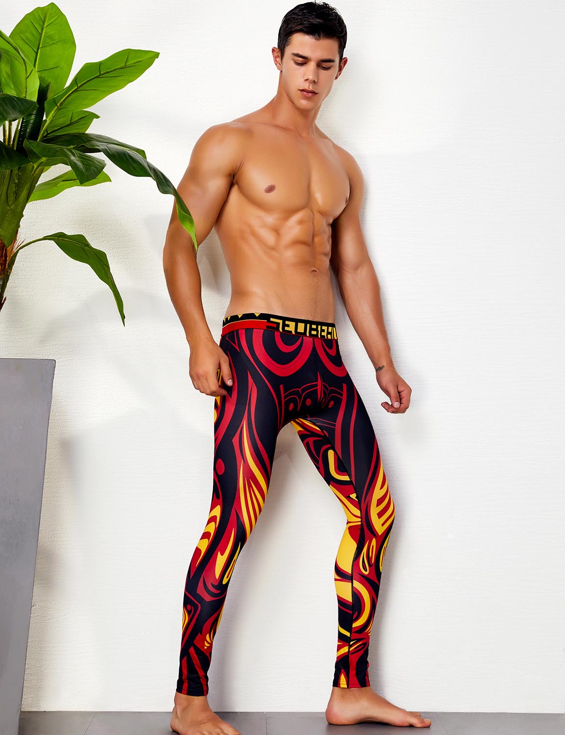 Visual Arts Long John Sport Leggings 80404 | dmunderwear detail image 11
