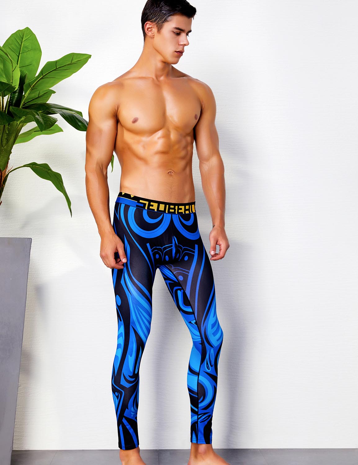 Visual Arts Long John Sport Leggings 80404 | dmunderwear detail image 4