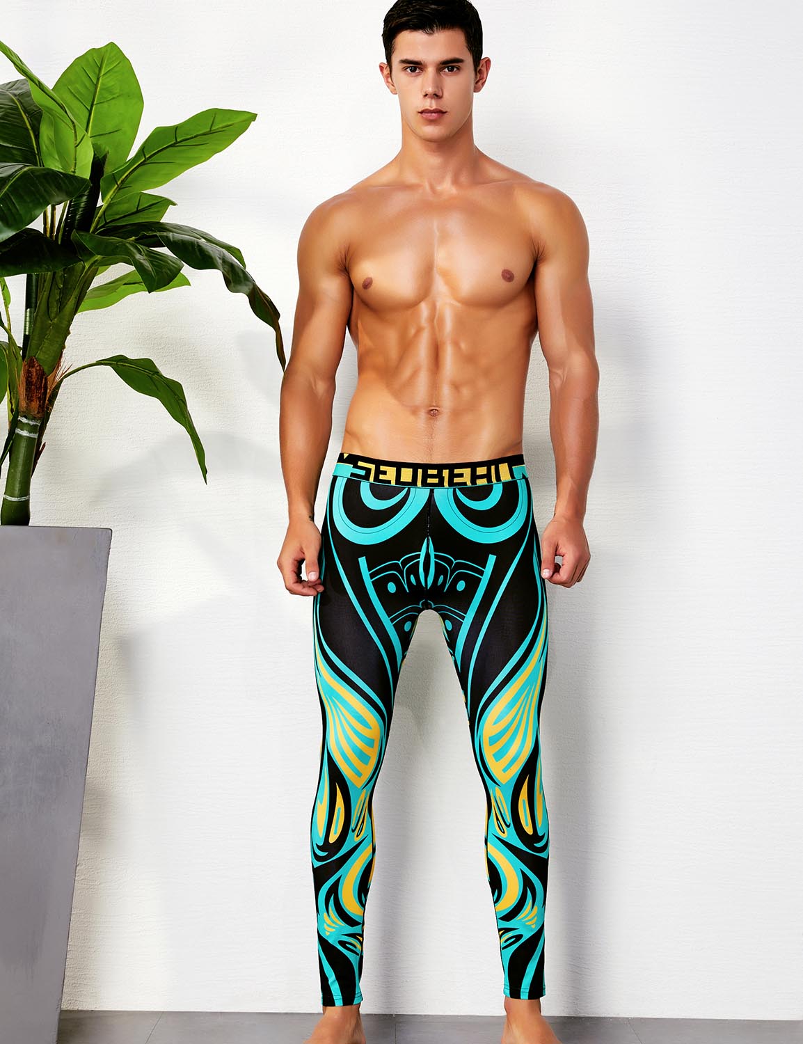 Visual Arts Long John Sport Leggings 80404 | dmunderwear detail image 7