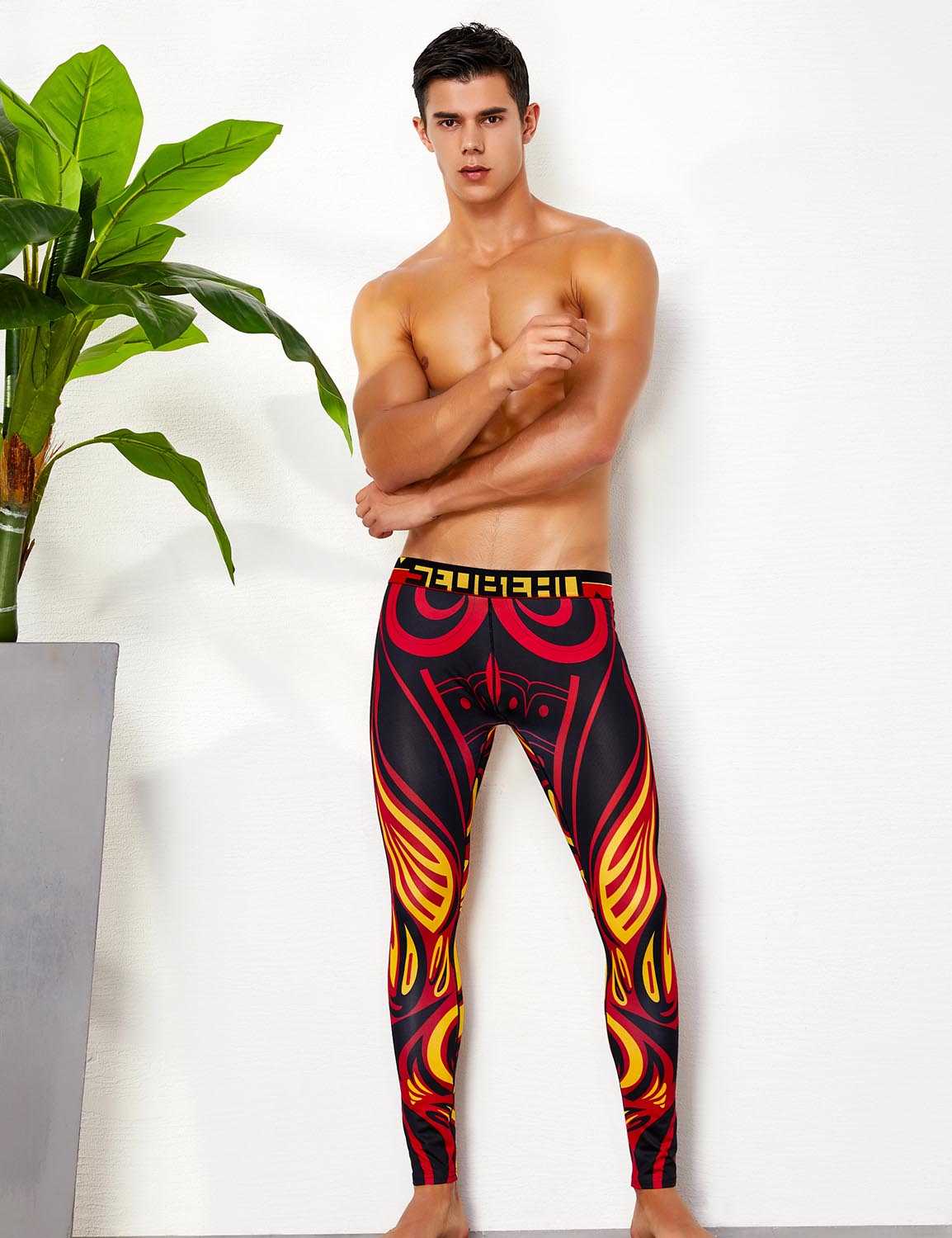 Visual Arts Long John Sport Leggings 80404 | dmunderwear detail image 8