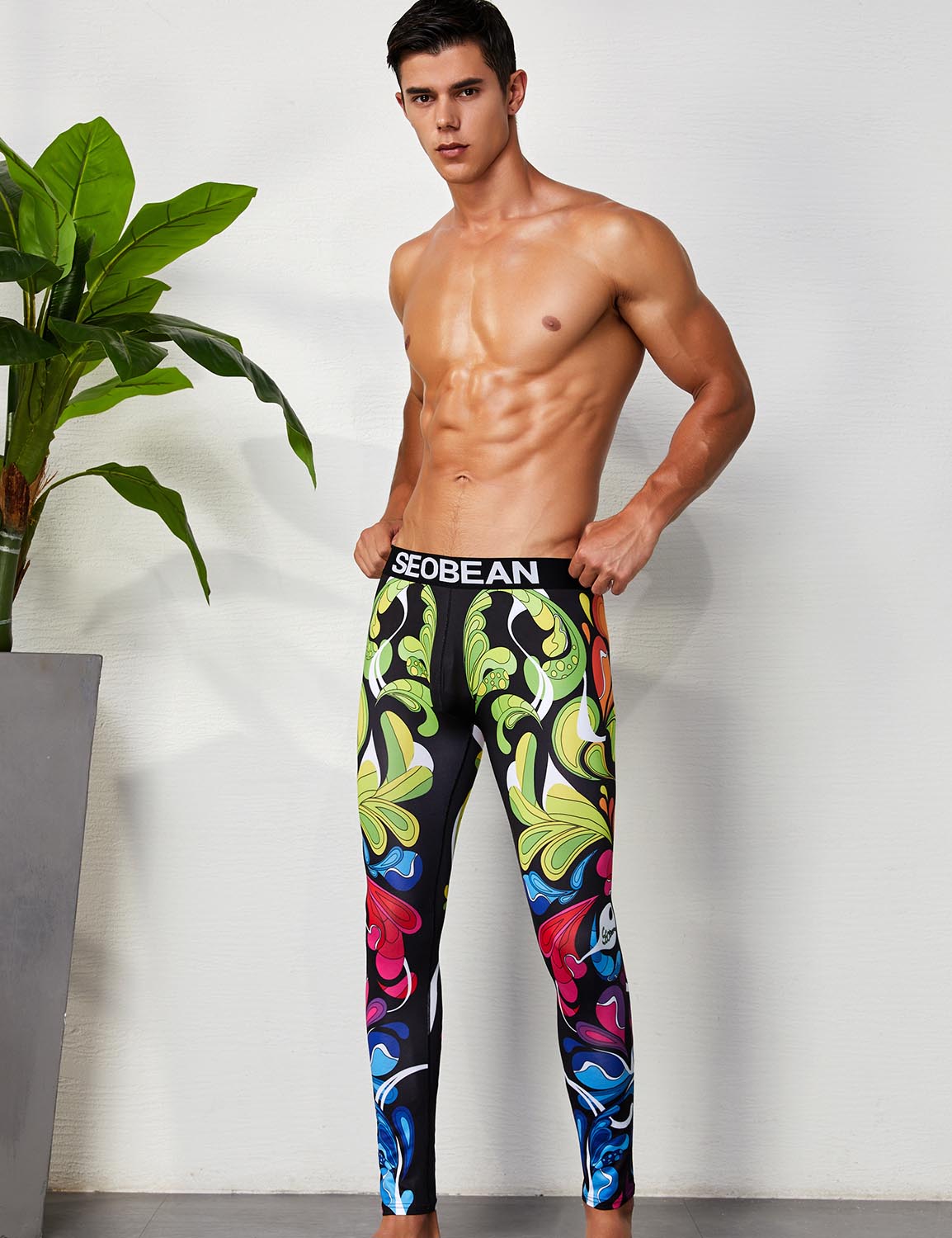 Visual Arts Long John Sport Leggings 80405 | dmunderwear detail image 4