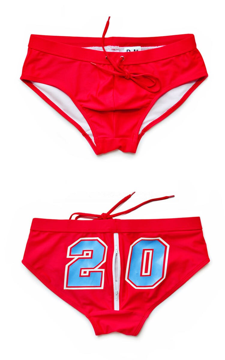 Waterboy Swim Briefs w/Zipper | dmunderwear detail image 8