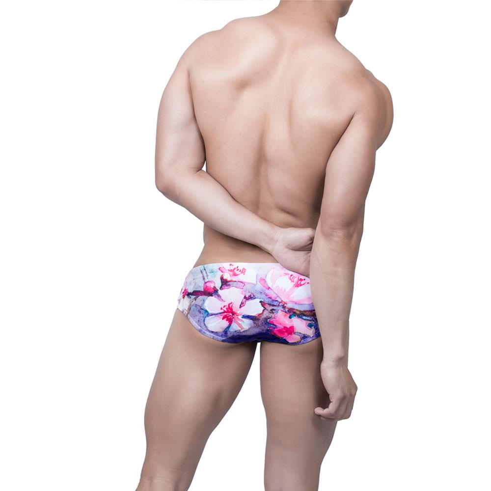 Watercolor Swim Briefs | dmunderwear detail image 4