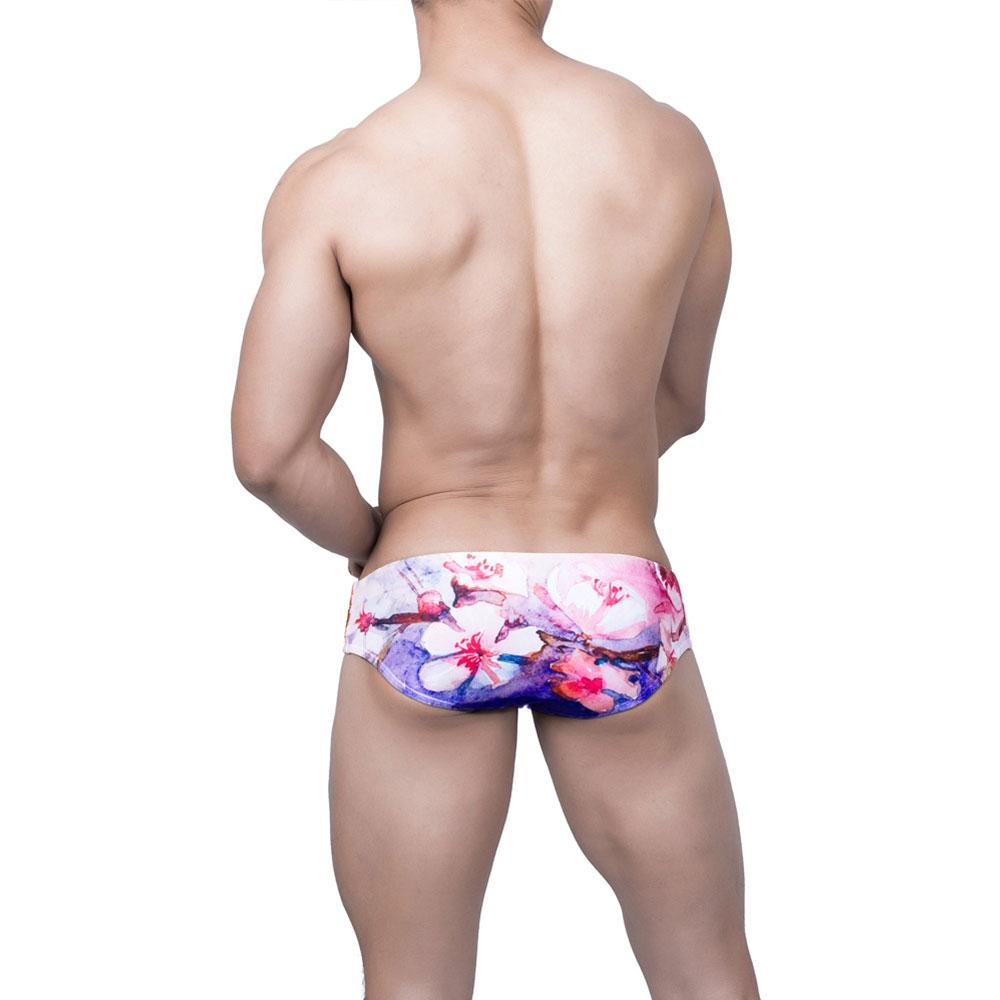 Watercolor Swim Briefs | dmunderwear detail image 5