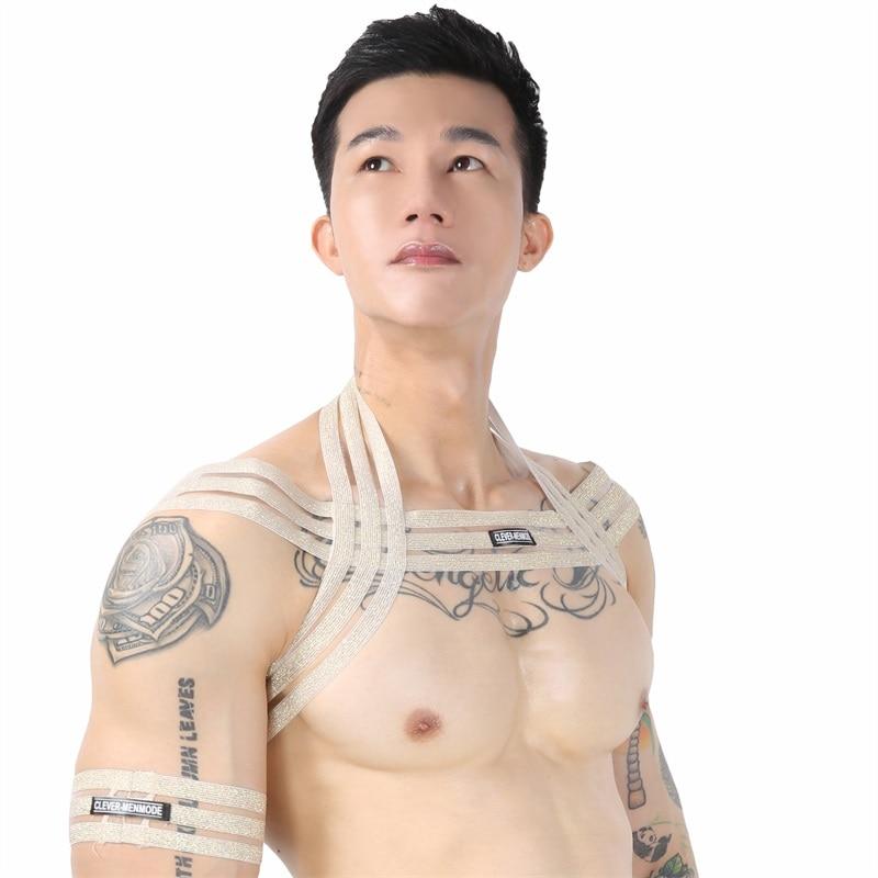 ORVLS Waterfall Harness + Metallic Jock Briefs | dmunderwear detail image 6