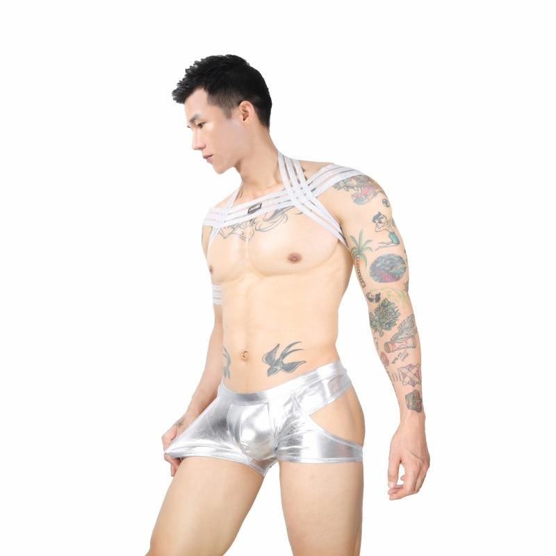 ORVLS Waterfall Harness + Metallic Jock Briefs | dmunderwear detail image 8