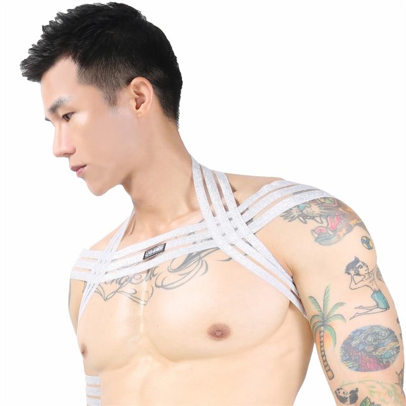 ORVLS Waterfall Harness + Metallic Jock Briefs | dmunderwear detail image 9