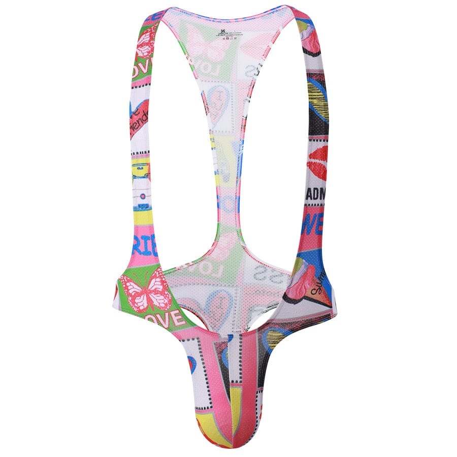 Wild 'n Wacky Singlet Thong | dmunderwear detail image 9