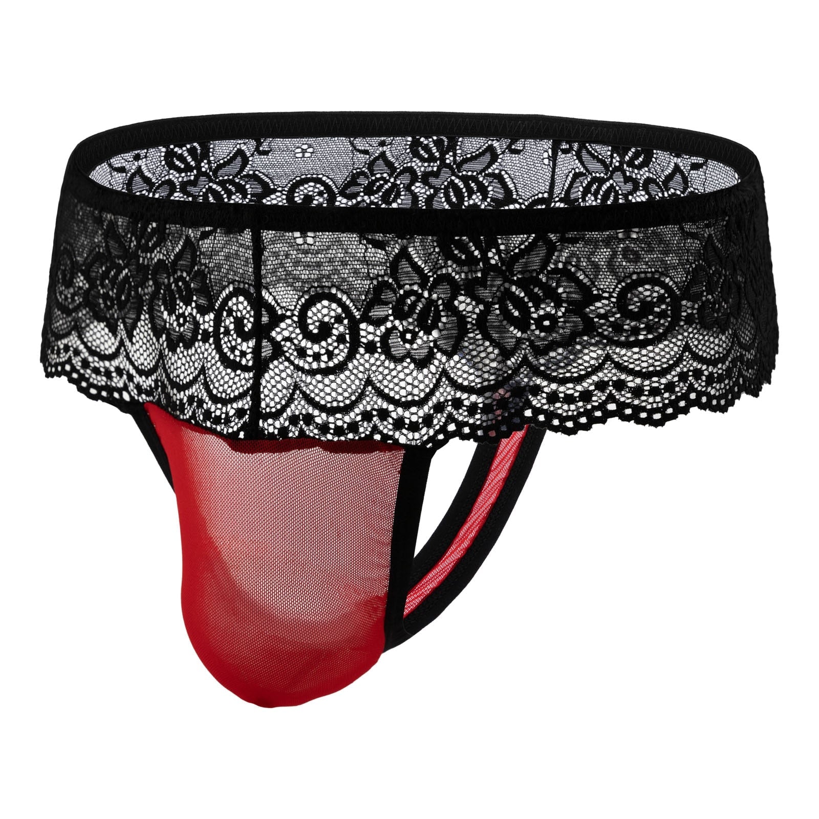 Wine and Dine Lace Thong | dmunderwear detail image 2