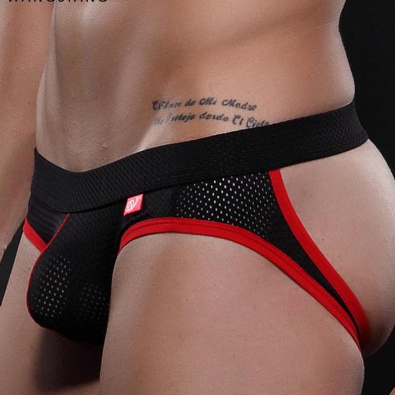 WJ Skinny Mesh Jockstrap | dmunderwear detail image 4