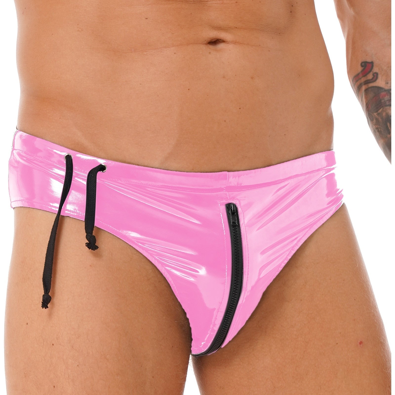 ORVLS Zip Around Latex Briefs | dmunderwear