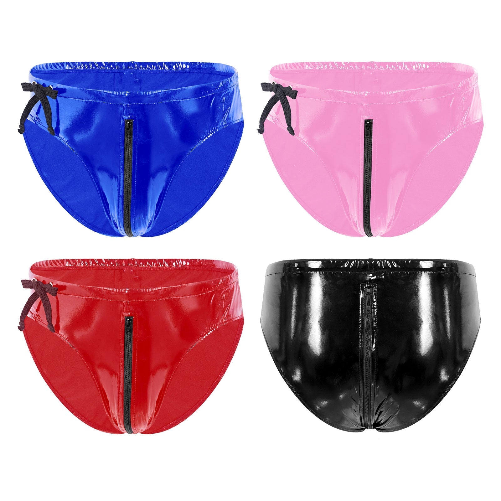ORVLS Zip Around Latex Briefs | dmunderwear detail image 12