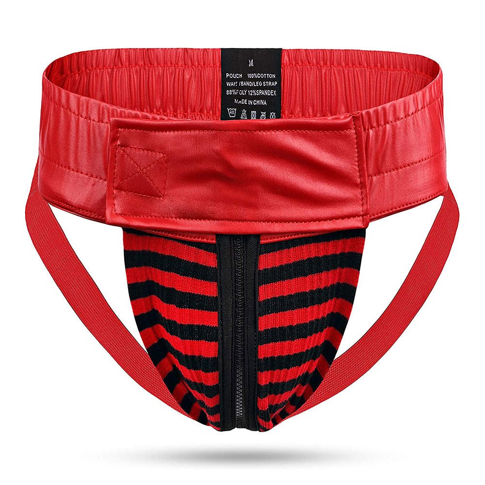 Zippered Fighter Jockstrap | dmunderwear detail image 6