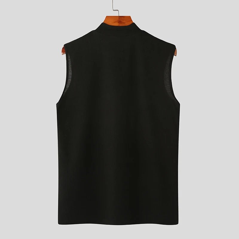 ORVLS Zippered Sleeveless Shirt | dmunderwear detail image 8