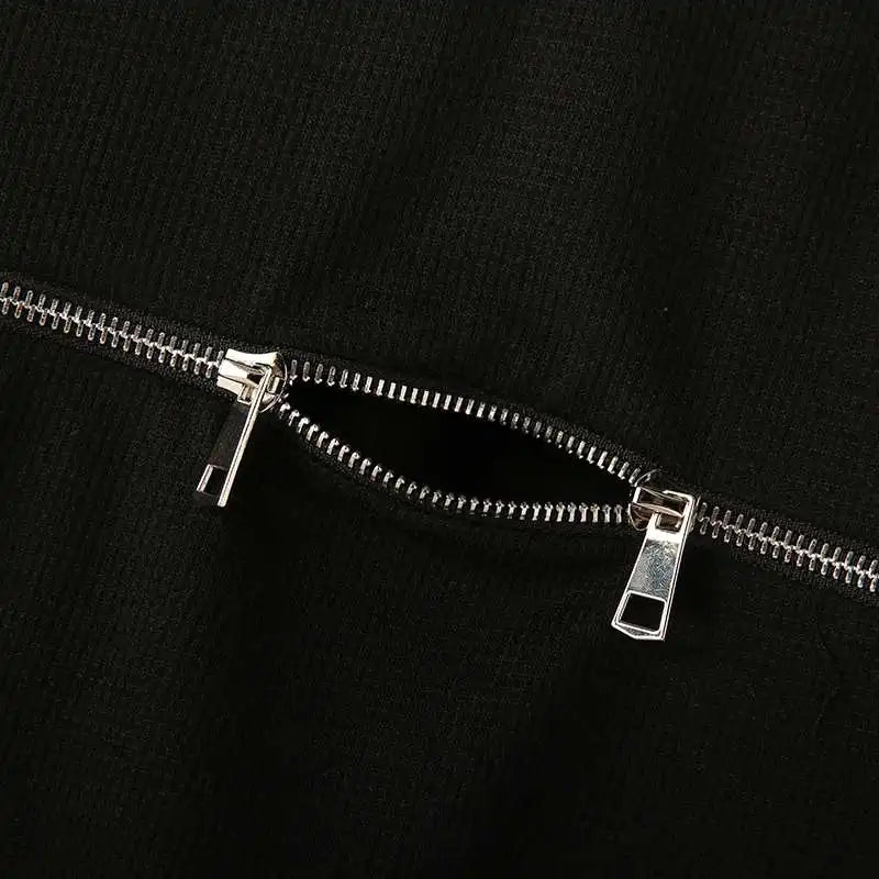 ORVLS Zippered Sleeveless Shirt | dmunderwear detail image 9