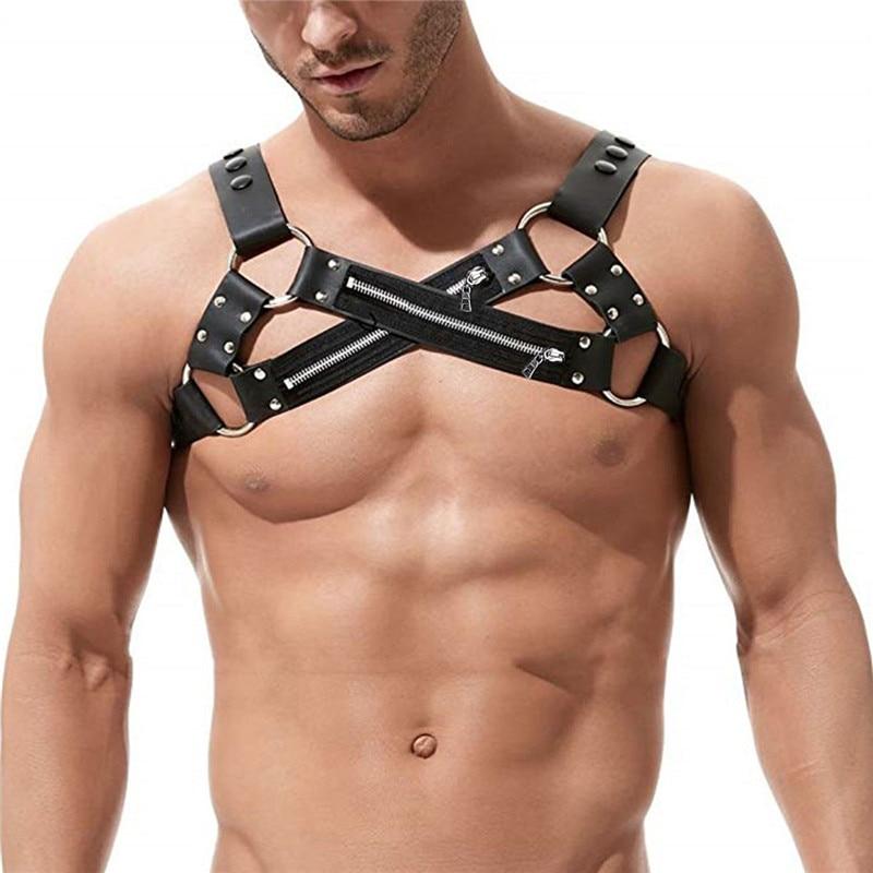ORVLS Zippered X-Cross Chest Harness | dmunderwear